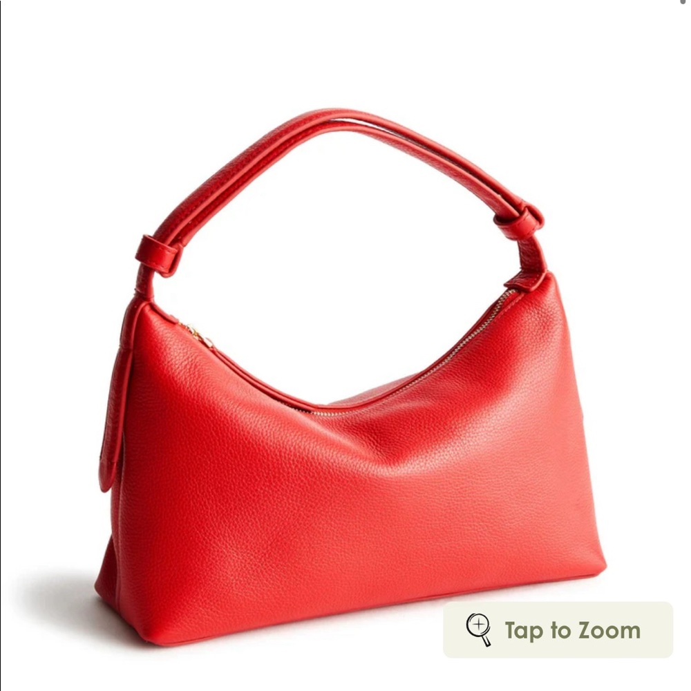 Vera Bradley Roxbury Crescent Leather Shoulder Bag
